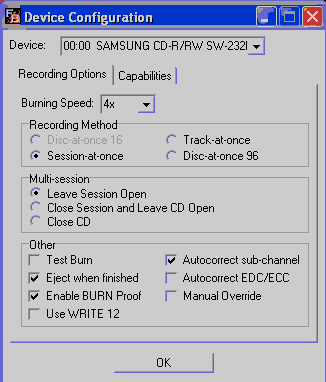 image 3 - FireBurner sous Windows XP